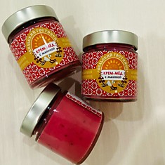 Крем-мёд с малиной "Гостинец" (0.2л)